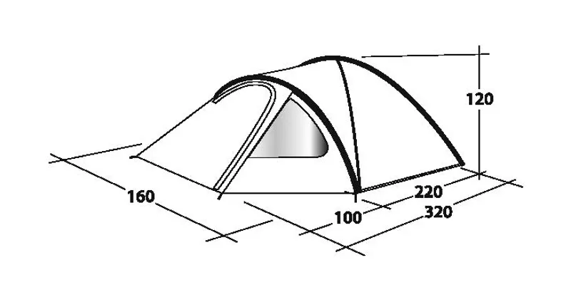 Outwell Cloud 2 Tent - 2023 Model-2